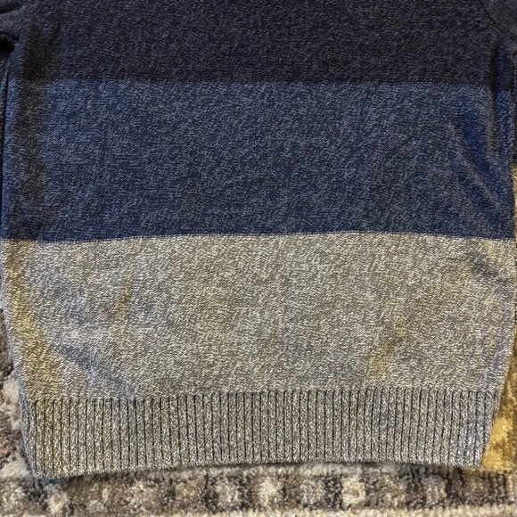 U.S. Polo Assn. Men's Blue and Gray Crewneck Sweater - Picture 9 of 13